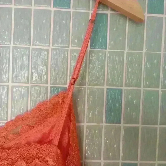 Worthington Lace Strap Cami Strap Top Orange - Picture 11 of 15